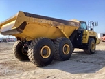 Used Komatsu in yard